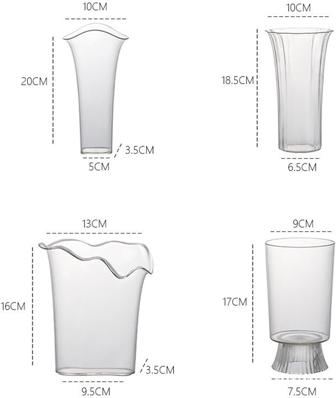 Clear Acrylic Tall Pedestal Vase, Modern Transparent Decorative Centerpiece for Flowers,Non-Breakable Lightweight Plastic Bouquet Vase for Dining Table,Entryway,and Living Room Home Decor