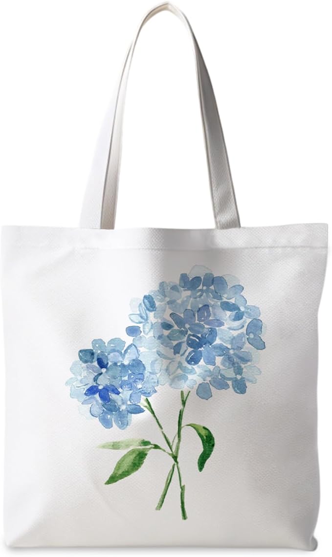 Floral Tote Bag, Floral Bag for Women, Reusable Grocery Bags Shopping Bags