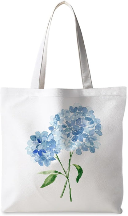 Floral Tote Bag, Floral Bag for Women, Reusable Grocery Bags Shopping Bags