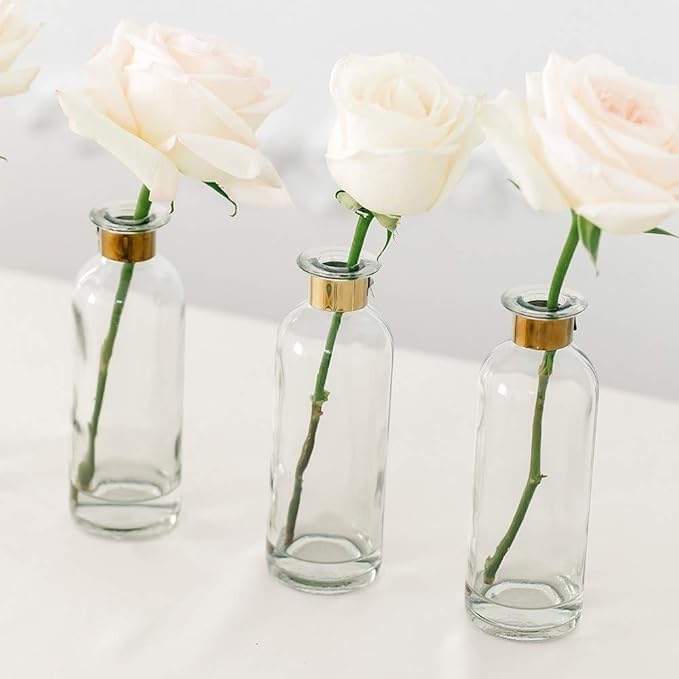 Weddingstar Glass Bottle Flower Vase - Round