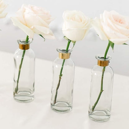 Weddingstar Glass Bottle Flower Vase - Round