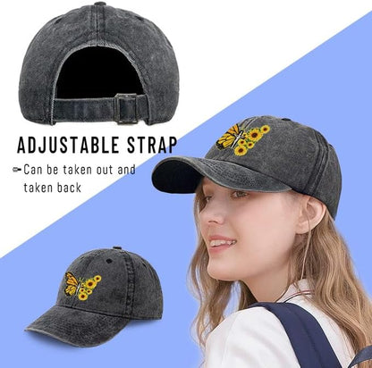 Baseball Caps for Men Women Washed Cotton Vintage Hats Adjustable Cool Fitted Ball Caps Truck Dad Hats Runnung Hiking