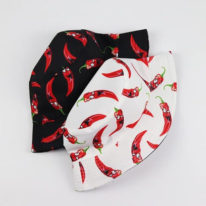 Quanhaigou Bucket Hat for Men Women,Packable Reversible Printed Sun Hats,Fisherman Outdoor Summer Travel Hiking Beach Caps