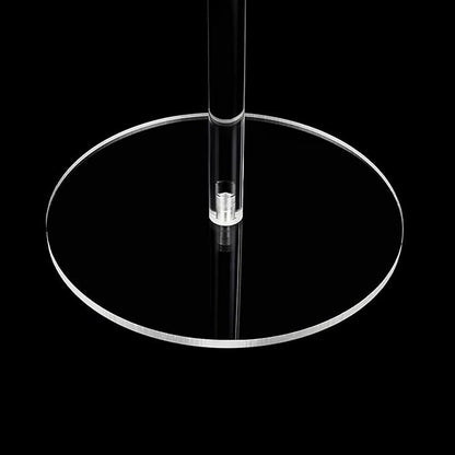 Clear Acrylic Tall Flower Vases -2 Pcs 31.5" Cylinder Pedestal Stands for The Table Centerpieces for Parties, Chandelier Crystals Decorative Flower Stand, Wedding, Celebration, Home Decoration