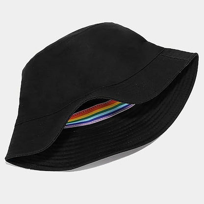 Malaxlx Bucket Hat Beach Sun Hat Fishing Hat for Women Men, Outdoor Travel Reversible Double Side Wear Fisherman Hat