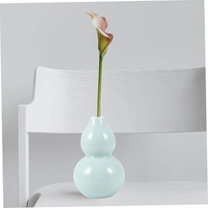 Cabilock Flower Container Desktop Decor Decorative Vase for Home Office Restaurant Ceramic Vase Unique Shape