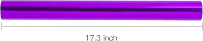 RUSPEPA Purple Metallic Wrapping Paper - Solid Color Paper Perfect for Halloween, Birthday, Christmas, Baby Shower - 17 Inches X 32.8 Feet
