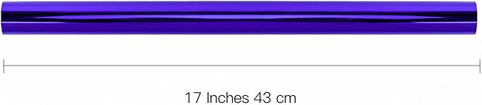 RUSPEPA Blue Purple Metallic Wrapping Paper - Solid Color Matte Paper Perfect for Wedding, Birthday, Christmas, Baby Shower - 17 Inches X 32.8 Feet