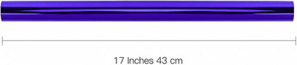 RUSPEPA Blue Purple Metallic Wrapping Paper - Solid Color Matte Paper Perfect for Wedding, Birthday, Christmas, Baby Shower - 17 Inches X 32.8 Feet