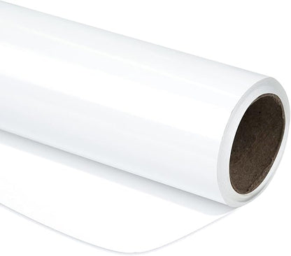 RUSPEPA White Metallic Wrapping Paper - Solid Color Paper Perfect for Wedding, Birthday, Christmas, Baby Shower - 17 Inches X 32.8 Feet
