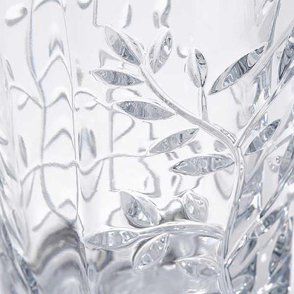 Things Remembered Vera Wang Engraved Crystal Leaf Vase (Free Customization)
