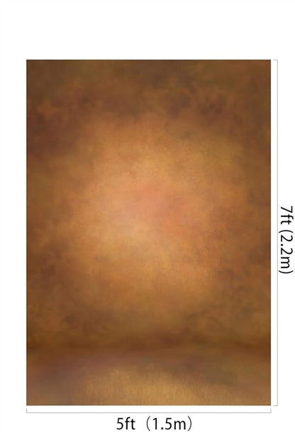 Kate 5×7ft Abstract Brown Photo Backdrop Old Master Texture Background Portrait Photography Backdrops for Photographer Head Shots Microfiber