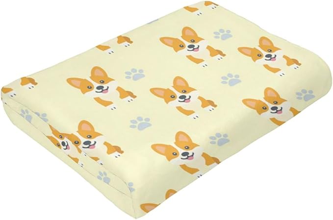 Corgi Blanket Cute Corgi Dog Throw Blanket Puppy Soft Cozy Fleece Fuzzy Stuffed Plush Flannel Gifts for Girls Women Boys Kids Adults 40''x50''