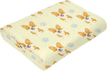 Corgi Blanket Cute Corgi Dog Throw Blanket Puppy Soft Cozy Fleece Fuzzy Stuffed Plush Flannel Gifts for Girls Women Boys Kids Adults 40''x50''
