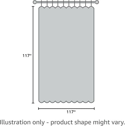 10ft x 10ft Red Backdrop Curtain Drapes, Wrinkle-Free Sheer Chiffon Fabric Photo Backdrop Panels for Wedding Arch Party Ceremony Stage Decoration