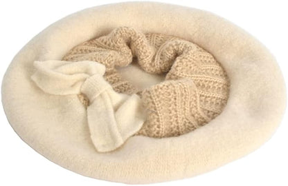 VECRY Women's 100% Wool Bucket Hat Felt Cloche Beret Dress Winter Beanie Hats