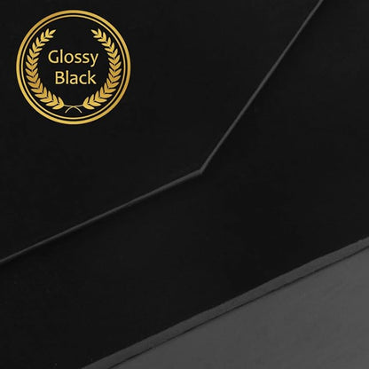 5 Pack Black Gift Boxes with Lids Small 12 x 8 x 2.7 Inches Clothes Gift Boxes for Presents Shirt Gift Boxes with Ribbon Magnetic Gift Boxes Bulk Cute Box for Packaging (Glossy Surface)