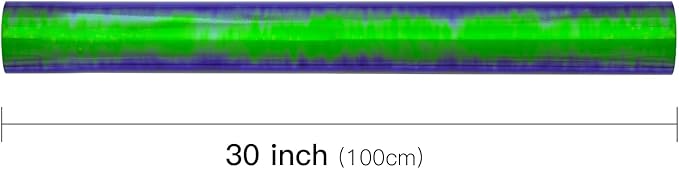 LeZakaa Holographic Wrapping Paper Roll, Bluish Green Design for Birthday, Christmas, Valentine's, Mother's Day, Holiday, Large Roll, 30 inches x 32.8 Feet (92.9 sq.ft.)