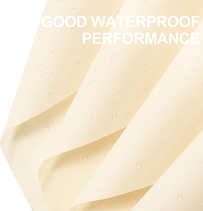 WRAPAHOLIC 20 Sheets Flower Wrapping Paper - 22.4 x 22.4 inch Pure Cream Yellow Color Water-Resistant Floral Bouquet Wrapping Paper, Florist Supplies Packaging for Fall Wedding Birthday Gift DIY