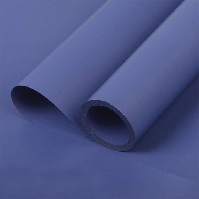 FWSA WRAPS Blue Flower Wrapping Paper Roll Korean Floral Bouquet Packing Supplies Waterproof Fresh Flowers Gift Packaging Marterials (COLOR 9)