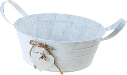 Galvanized Milk Can Antique Retro Vase Metal Planter Rustic Vintage Primitive Flower Holder Farmhouse Country Plant Galvanized Metal Bucket