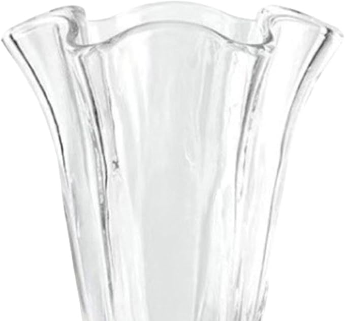 Fenteer Clear Glass Vase for Centerpieces,Decorative Ornaments Transparent Flower Bouquets Vase for Housewarming Gift Home Decoration