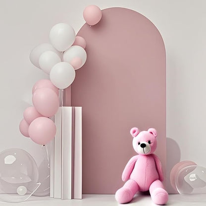 Dusty Rose Wedding Arch Cover 6FT, Dusty Rose Spandex Arch Backdrop Cover, Chiara Backdrop Cover for Festivals Birthday Party Banquet Ceremony Decor