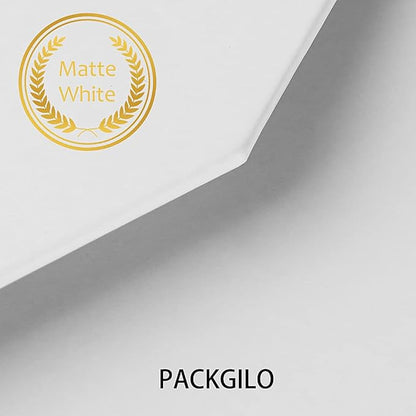 White Extra Large Gift Box with Lid 3 Pcs 19x16x6 Inches, Gift Box large White Gift Boxes for Presents Clothes Robe Wedding Dress Sweater,Reusable Foldable Bridesmaid Proposal Box（Matte）