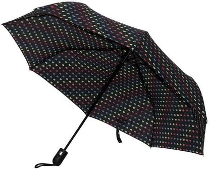 Nollia Windproof Automatic Travel Umbrella, Compact Portable with Reinforced Ribs for Sun & Rain