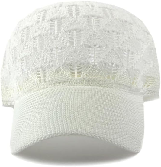 FASHIXD Knit Mesh Baseball Cap for Women - Breathable Summer Trucker Hat