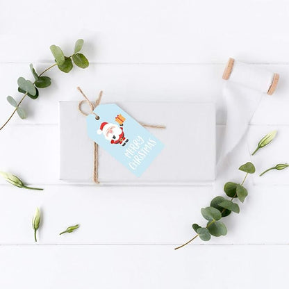 Andaz Press Christmas Holiday Classic Tags, Merry Christmas to from Classic Favor Tags, Santa Claus Design, for Holiday Events, 60-Pack