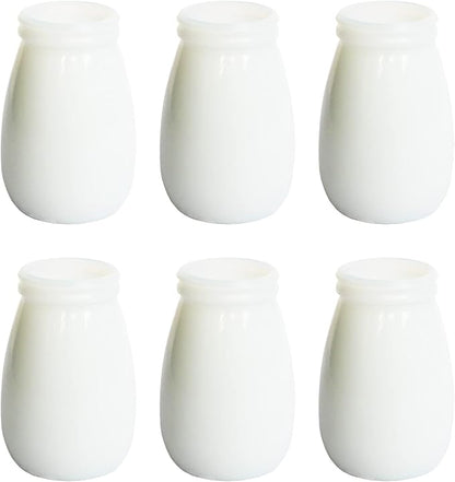 YANLING 6 Pack White Vase for Decor Ceramic Vase for Flowers, Small Bud Vases for Home Decor White Flower Vase, Boho Vases Dried Flowers Vases