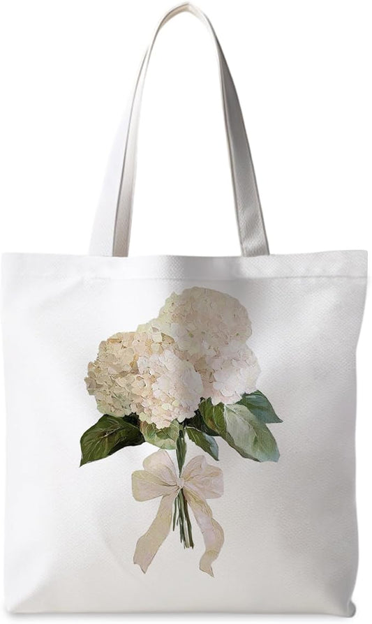 Floral Tote Bag, Floral Bag for Women, Reusable Grocery Bags Shopping Bags
