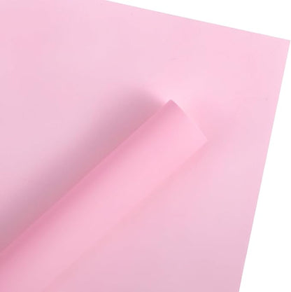 WRAPAHOLIC 20 Sheets Flower Wrapping Paper - 22.4 x 22.4 inch Pure Light Pink Water-Resistant Floral Bouquet Wrapping Paper, Florist Supplies Packaging for Wedding Birthday Gift DIY