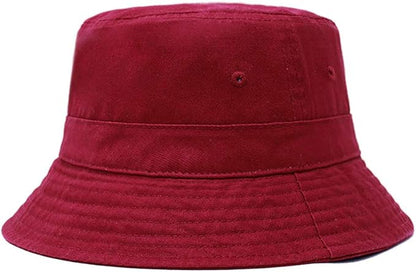 Hot Summer Bucket Hat - Trendy Cotton Sun Hat for Beach, Golf, Fishing - Fun Outdoor Vacation Boonie for Men and Women