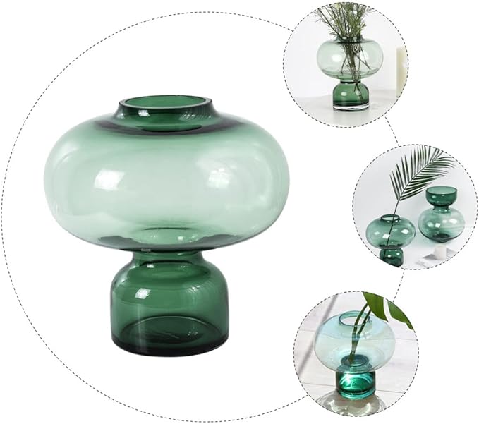 Elegant European Glass Flower Vase Gourd Shape Decorative Household Centerpiece for Tulips and Dancing Orchids for Home Decor