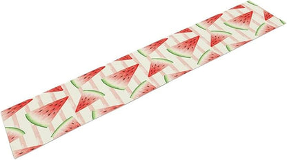 Watermelon Table Runner,Summer Fruit Tropical Birthday Party Decoration Dining Room Home Kitchen Table Decor 13 x 70Inch
