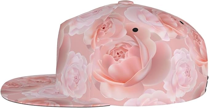 Rose Baseball Cap Adjustable Flower Baseball Caps Womens Hat Rose Flower Baseball Hats for Women Outdoor