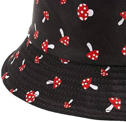 Quanhaigou Bucket Hat for Men Women,Packable Reversible Printed Sun Hats,Fisherman Outdoor Summer Travel Hiking Beach Caps