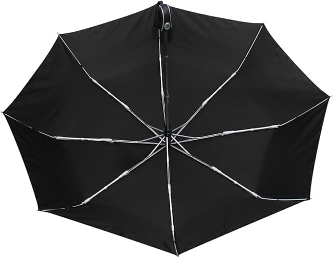 Daisy Flower Print Folding Umbrella Lightweight Travel Umbrella, Compact UV Protection Parasol, Windproof Waterproof Portable Sun & Rain Umbrella for Women Men