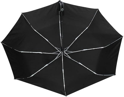 Daisy Flower Print Folding Umbrella Lightweight Travel Umbrella, Compact UV Protection Parasol, Windproof Waterproof Portable Sun & Rain Umbrella for Women Men