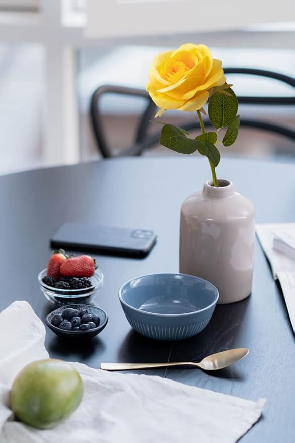 Artificial Rose Flower Artificial Flowers Flower with Long Stem Silk Roses Bouquet for Wedding Bridal Shower Party Home Decoration (Yellow, 50 Pcs)