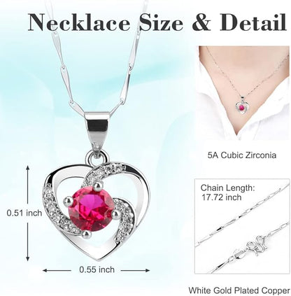 SHOKUTO Preserved Rose,Birthday Gifts for Women Mom Girlfriend,Gifts for Mom Grandma Wife Daughter Sister,Jewelry Boxes with Necklace