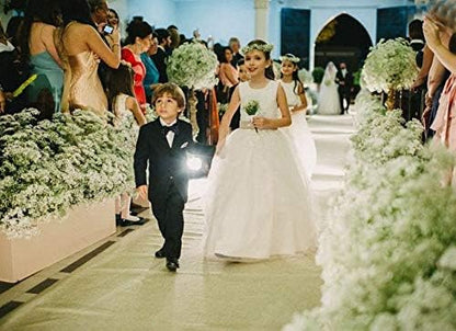 Bringsine Baby Breath Gypsophila Wedding Decoration Bride White Colour Pu Flowers 30 Pieces/lot