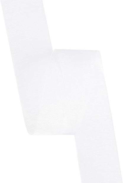 1-1/2 Inch White Shimmer Sheer Organza Ribbon Sheer Chiffon Ribbon 50 Yards-Roll Multiple Colors Available for Gift Wrapping Wedding Events Christmas Décor