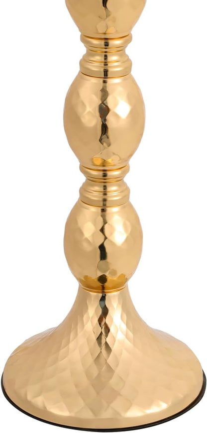 10 PCS Trumpet Vase Flower Arrangements Stand, 23.6 Inch Tall Wedding Gold Flower Stand, Decorative Centerpiece Table Decoration for Party Wedding Reception Event
