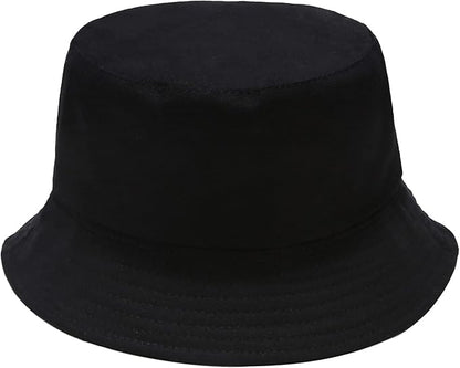 Malaxlx Unisex Bucket Hat Beach Sun Hat Aesthetic Fishing Hat for Men Women Teens, Reversible Double-Side-Wear