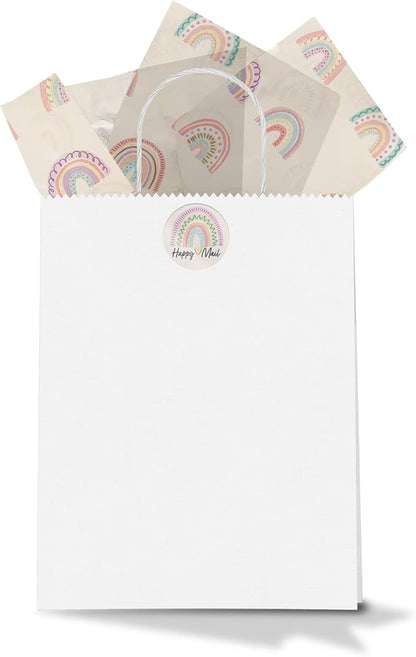 Pro Supply Global Rainbows Printed Tissue Paper for Gift Bags or Boxes and Wrapping - Spring Bulk Decorative Art Tissue Paper for Packaging and Gifting | 24 Sheets 20" x 30"