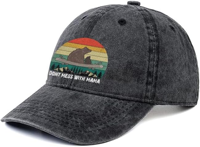 Negi Retro Baseball Cap Denim Hat for Women Female Washed Distressed Adjustable Dad Hats Unconstructed Cotton