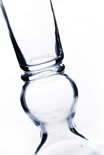WGVI WGV Clear Unique Trumpet Vase/Center Piece, 23.5-Inch